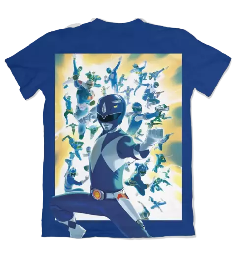 Camisa Power Rangers - Ranger Azul Costas - comprar online