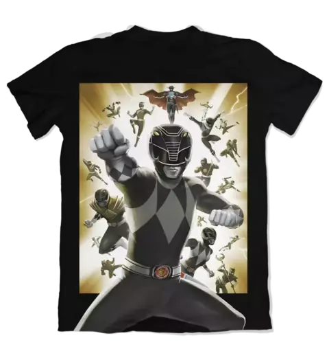 Camisa Power Rangers - Ranger Preto Costas - comprar online