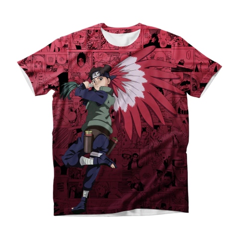 Camisa Mangá - Ninja Pink - Guerra Ninja