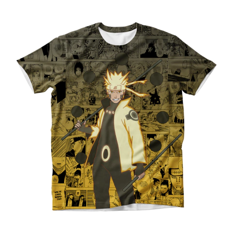 Camisa Mangá - Ninja - Modo Fogo