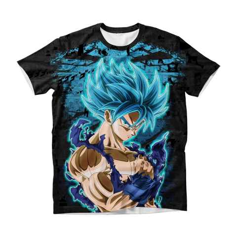 Camisa Mangá Black - Guerreiro 004 - comprar online