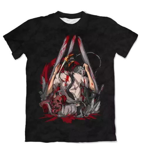Camisa Chainsaw Man - Denji black - comprar online