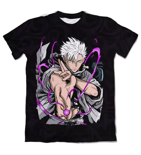 Camisa Jujutsu Kaisen - Padrão - Satoru Gojo Frente - comprar online
