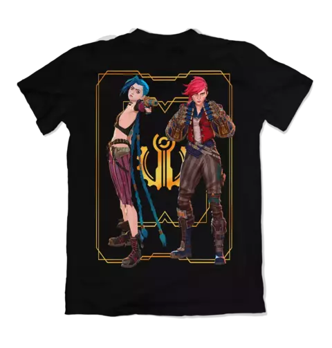 Camisa Arcane - Jinx e VI Costas - comprar online