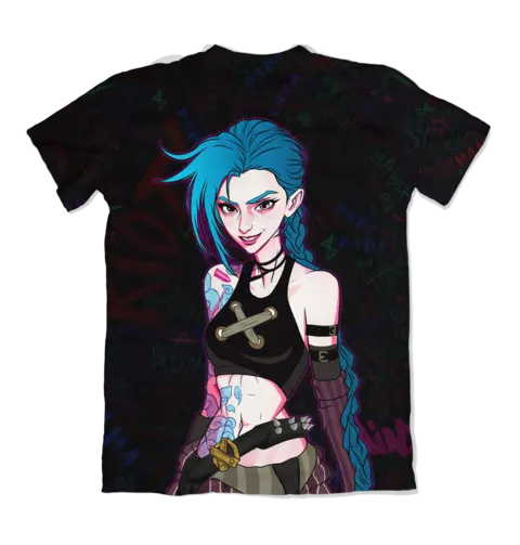 Camisa Arcane - Jinx Costas Textura - comprar online