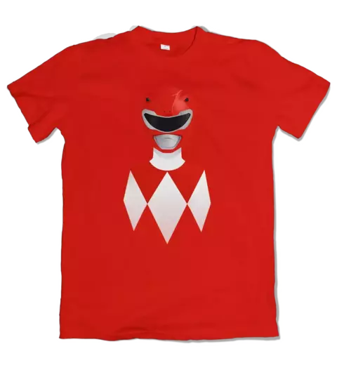 Camisa Power Rangers - Ranger Vermelho Simples - comprar online