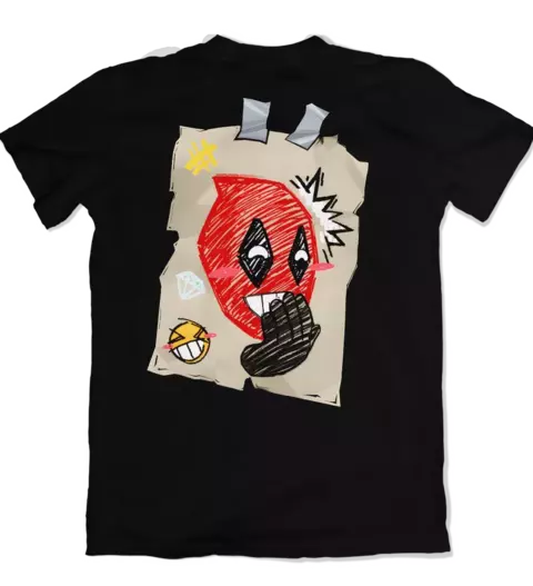 Camisa Deadpool e Wolverine - Papel Costas v1 - comprar online
