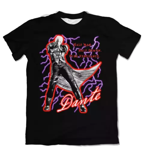 Camisa Devil May Cry - Dante BlacknWhite - comprar online