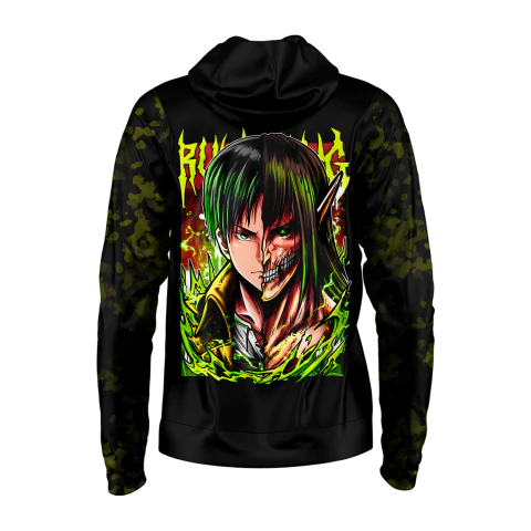 Moletom Dualidade - Titã e Eren (Com Zíper) - comprar online