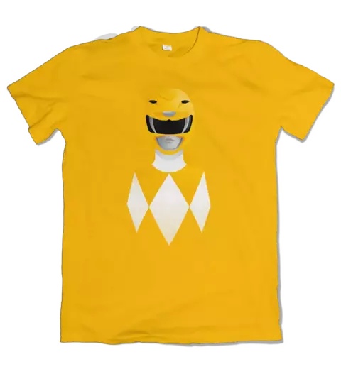 Camisa Power Rangers - Ranger Amarelo Simples - comprar online