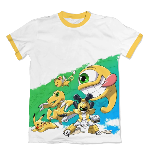 Camisa Crossover - Monstrinhos Amarelos - comprar online