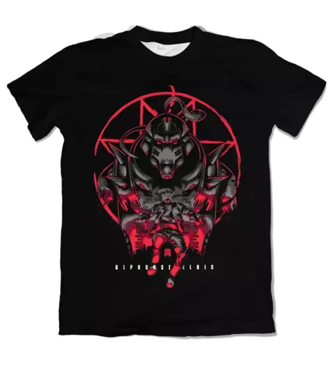 Camisa Fullmetal Alchemist - Alphonse Vermelho - comprar online