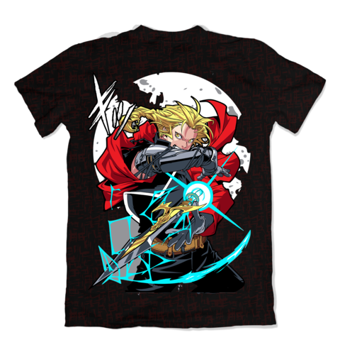Camisa Fullmetal Alchemist - Edward Elric Textura Costas - comprar online
