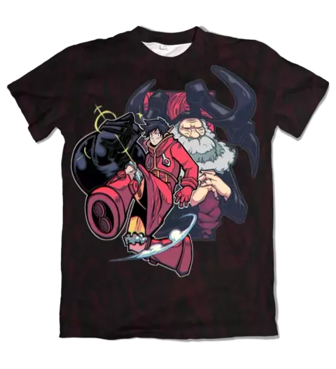 Camisa Pirata - textura vermelha - comprar online