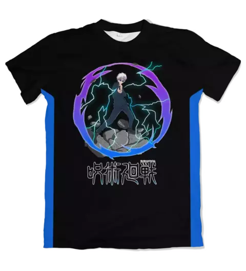 Camisa Jujutsu Kaisen - Satoru Gojo Faixas Laterais - comprar online
