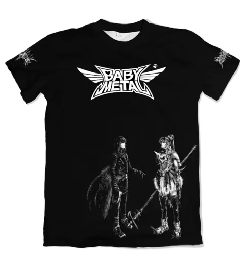 Camisa BabyMetal - Su Black n White - comprar online