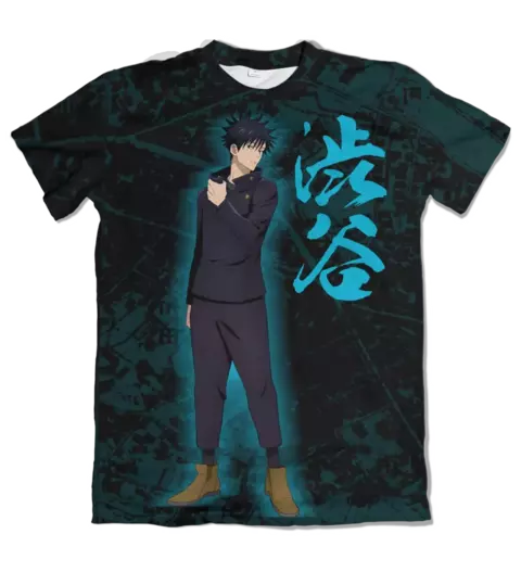 Camisa Jujutsu Kaisen - Shibuya - Megumi Fushiguro - comprar online