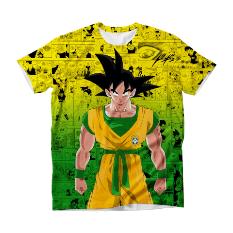 Camisa Mangá - Guerreiro - Brasil