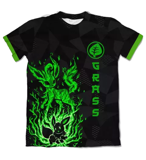 Camisa Pokémon - Uniforme Eeveelution - GRASS - comprar online