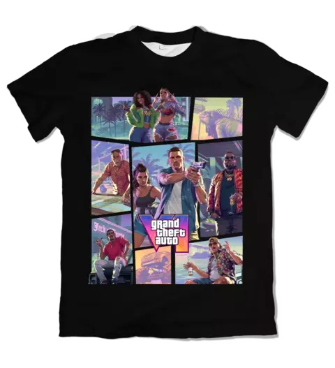 Camisa Grand Theft Auto VI - Cover art - comprar online