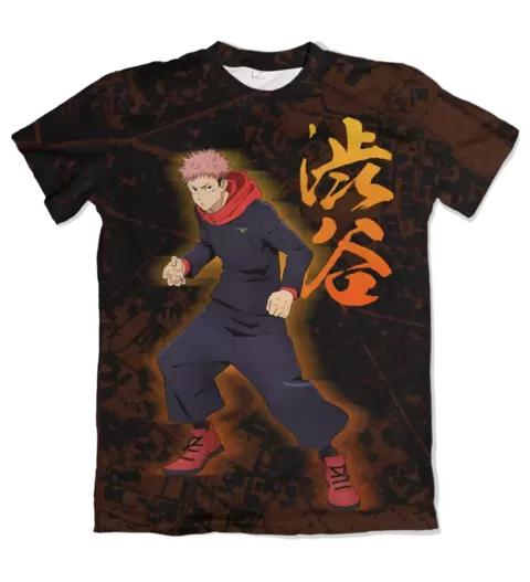 Camisa Jujutsu Kaisen - Shibuya - Itadori Yuji - comprar online