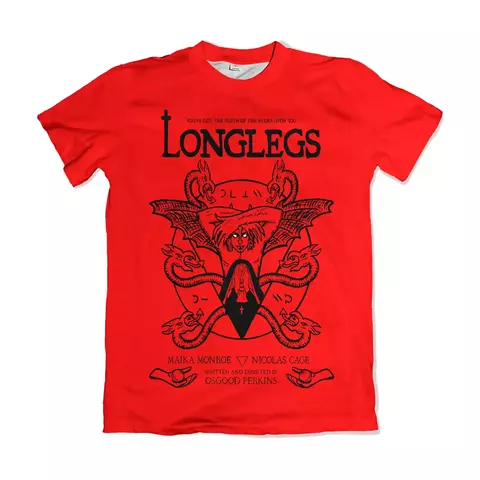 Camisa Icons Of Horror - LONGLEGS VERMELHA - comprar online