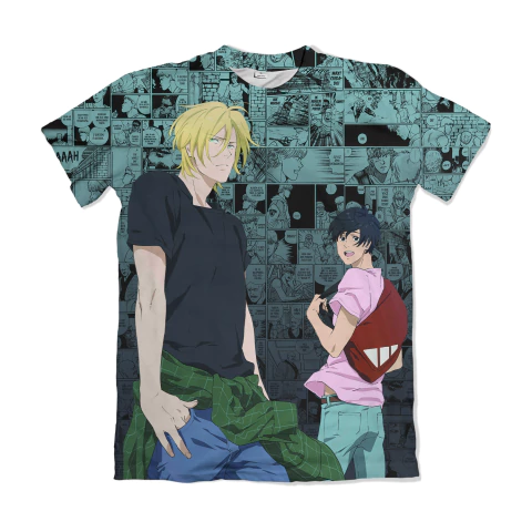 Camisa Mangá Banana Fish - Ash e Eiji - BN012 - comprar online