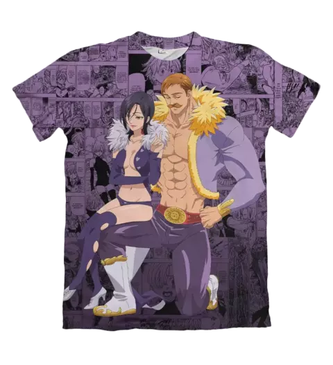 Camisa Mangá - Escanor e Merlin - comprar online