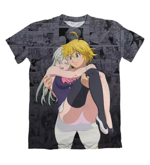 Camisa Mangá - Meliodas e Elizabeth - comprar online