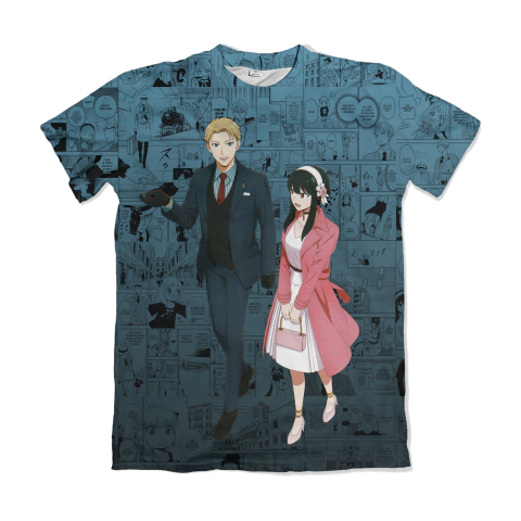 Camisa Mangá Spy x Family - Loid e Yor - comprar online