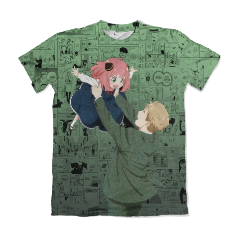 Camisa Mangá Spy x Family - Anya e Loid Forger - SP044 - comprar online