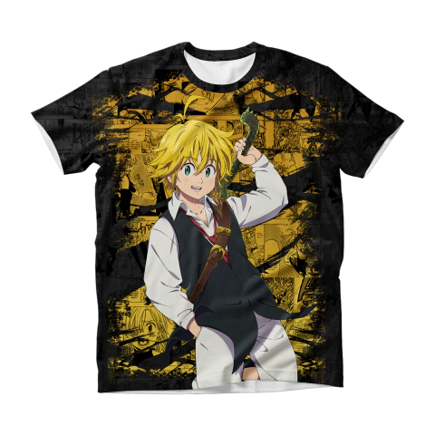 Camisa Mangá Black - Meliodas - comprar online