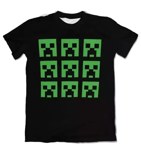 Camisa Minecraft - Creeper heads - comprar online