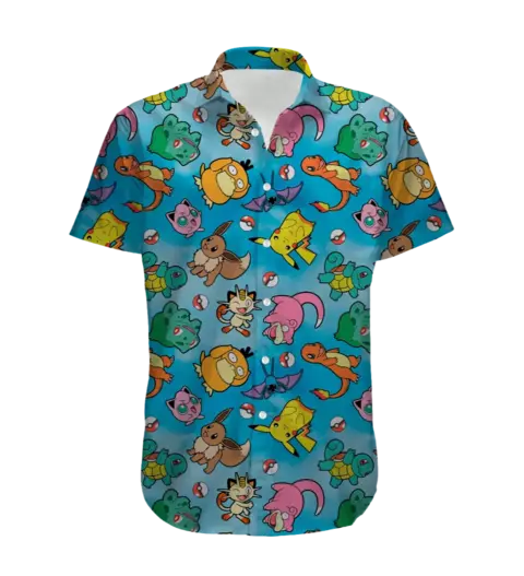 Camisa Social - Pokémon - Nuvens variados - comprar online