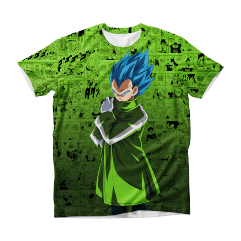 Camisa Mangá - Principe Super Guerreiro Blue - V.02