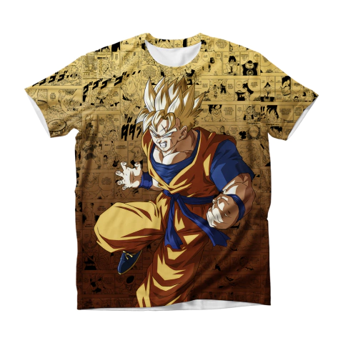 Camisa Mangá - Guerreiro Super Saiyajin - Future