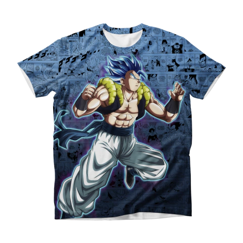 Camisa Mangá - Fusion Super Guerreiro Blue - Attack