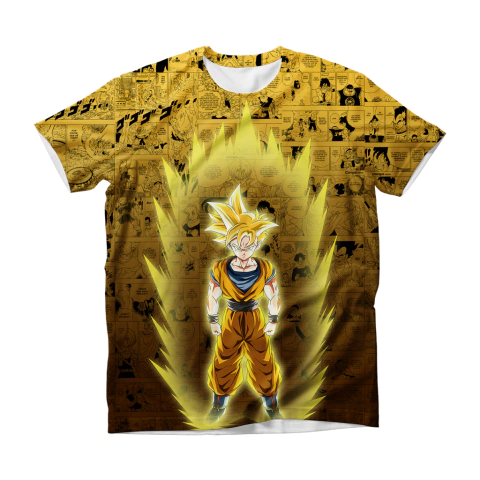 Camisa Mangá - Young Guerreiro Super - Aura