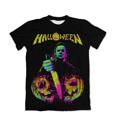 Camisa Icons Of Horror - Halloween Colorida - comprar online