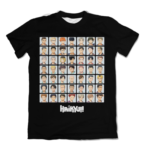 Camisa Haikyu!! - Todos os Personagens (Sem Fundo) - comprar online