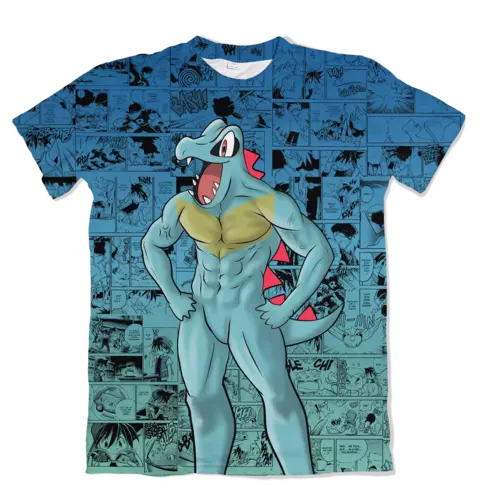 Camisa Pokémon Maromba - Totodile Bombado - comprar online
