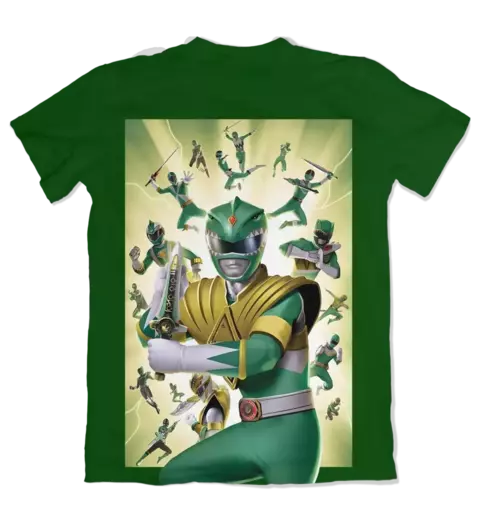 Camisa Power Rangers - Ranger Verde Costas - comprar online
