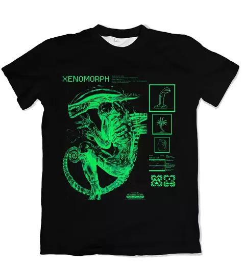 Camisa Ali3n - Xenomorfo Verde Básica - comprar online