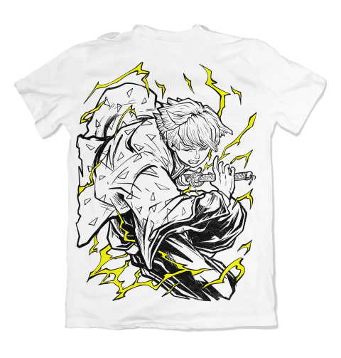 Camisa Demon Slayer - INK - Zenitsu Efeito v1 - comprar online
