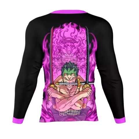 Camisa Manga Comprida Pirata - Espada Roxa Costas - comprar online