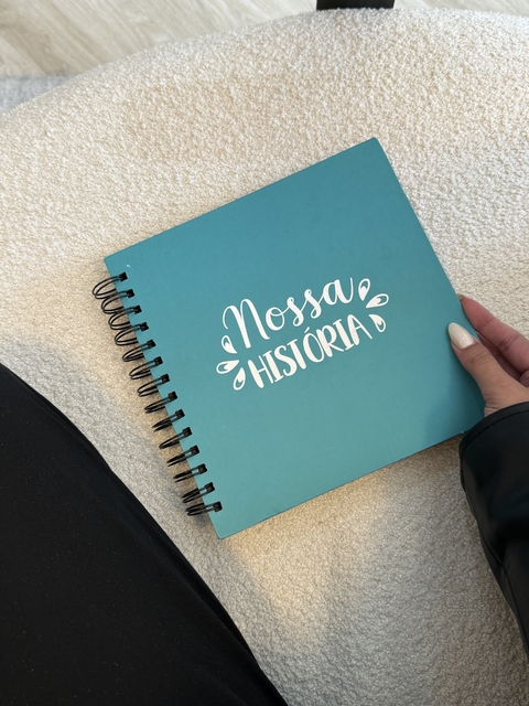 Scrapbook Nossa História (AZUL) - comprar online
