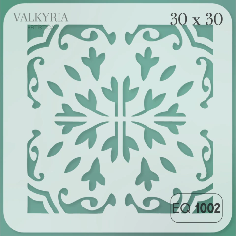 Stencil 30 x 30 "Azulejo" | EQ 1002