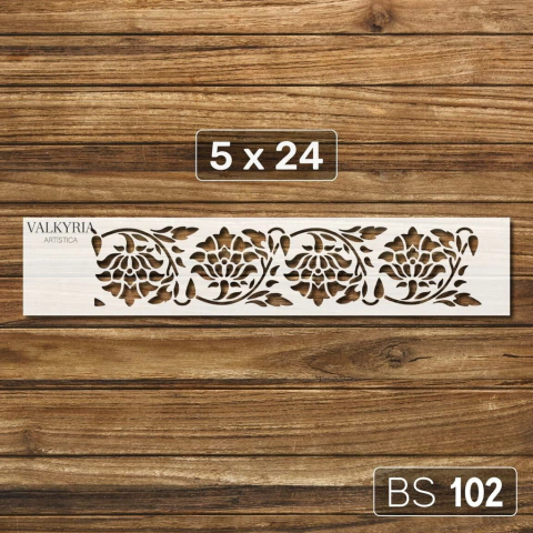 Stencil "Guarda Flores" 5 x 24 | Buenos Deseos