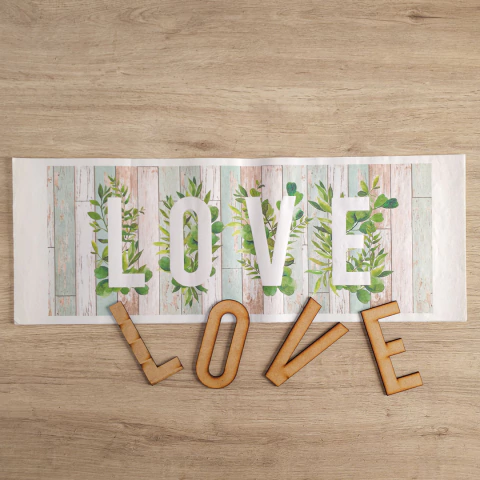 Papel Liviano 50 x 20 (Diseño) LOVE + Letras | LS 9000