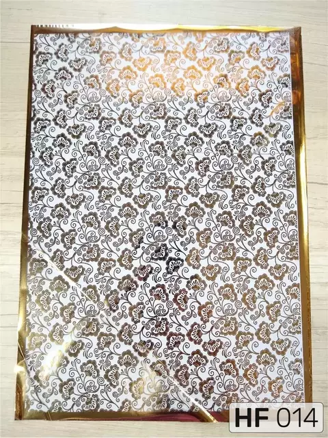 Foil Estampado A4 "Fondo Flores 3" | Our Hobby